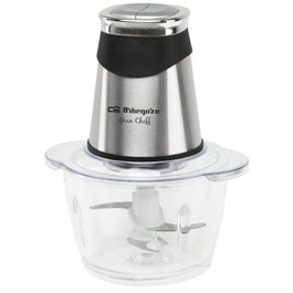 Orbegozo Picadora Eléctrica MC 4650 18151 500W 1.2L con 4 Cuchillas de Acero Inoxidable y Apta para Picar Hielo